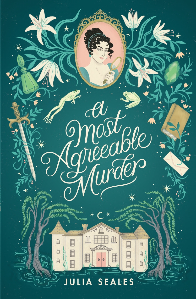 UK book cover of A Most Agreeable Murder by Julia Seales